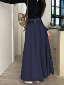 Saia Cintura Alta Moda Evangélica Com Modelagem - Dalian