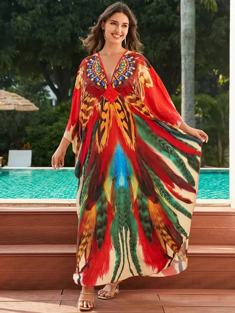Kaftans Tropical 2025 - Florida lojasoeconomia 
