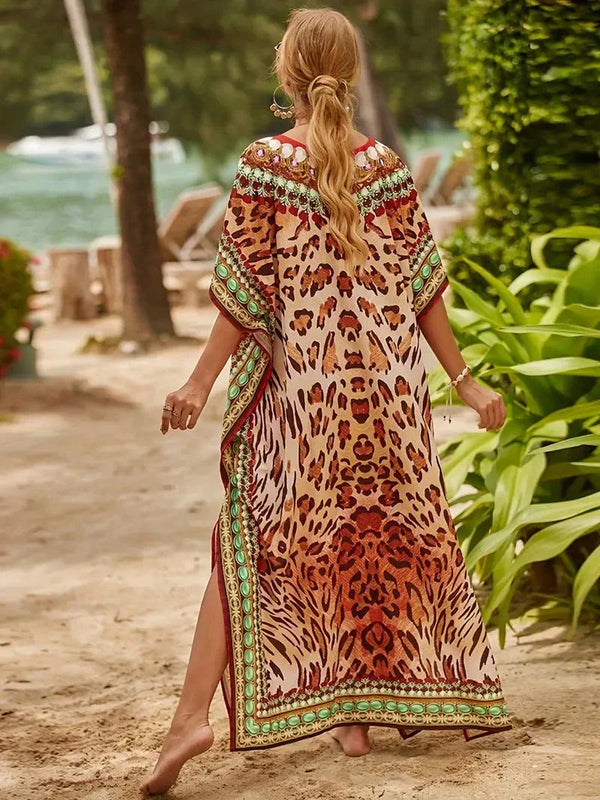 Kaftans Tropical 2025 - Vivian lojasoeconomia 